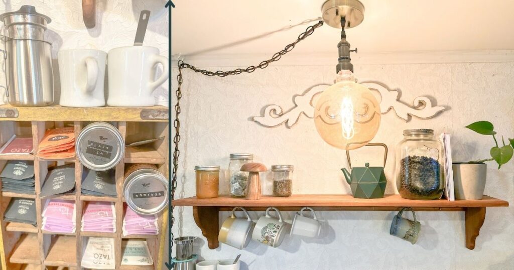 Tea Station-12 Cozy Kitchen Decor Ideas