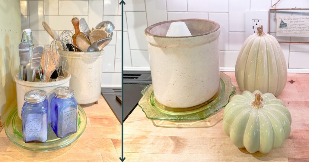crocks-12 Cozy Kitchen Decor Ideas